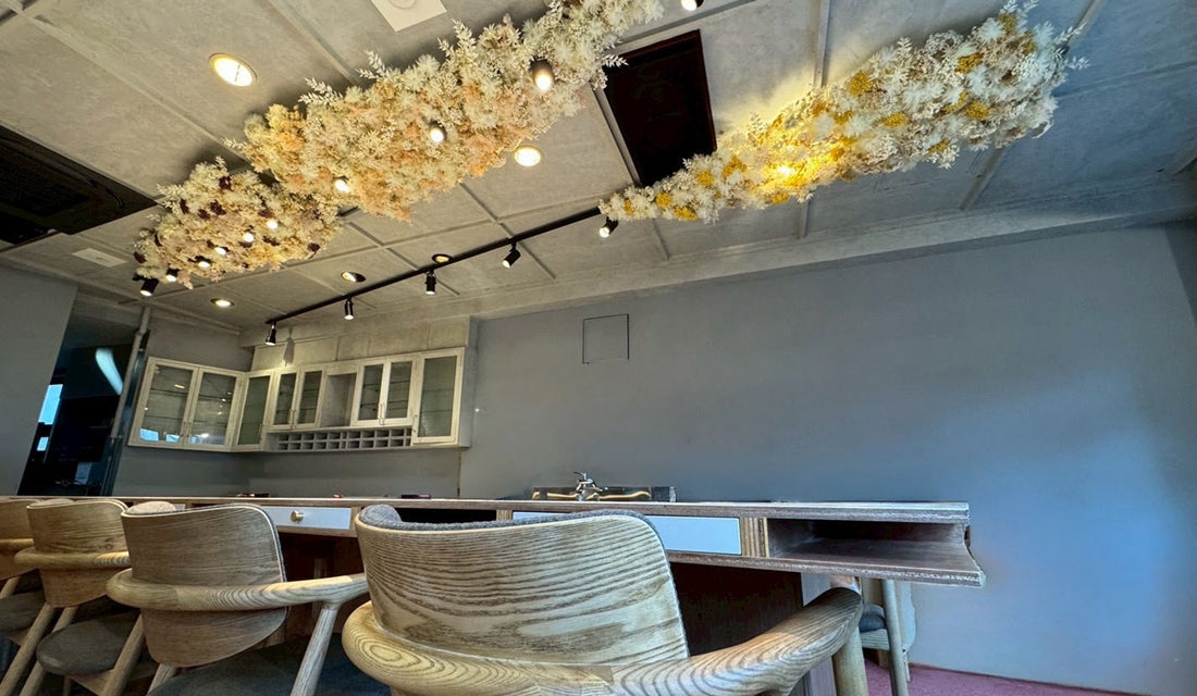 造花ディスプレイ