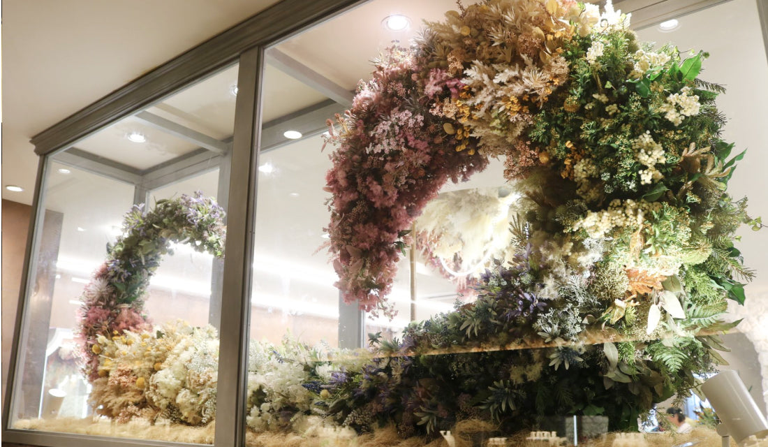 shalu 平塚店 | 植物・造花の店舗ディスプレイ | 空間デザイン・装飾の
